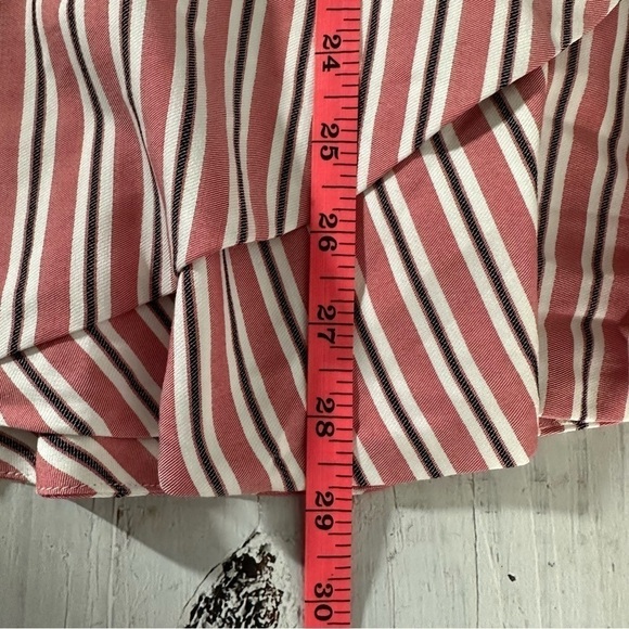 Ted Baker Coryn  Layered Stripe Asymmetrical Midi Skirt Size 4 US 12 - Picture 8 of 10